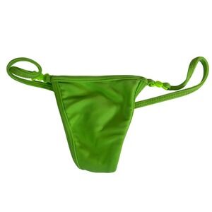 Latin Angel Neon Green Brazilian Bikini Thong Bottom Dancewear Clubwear Size S